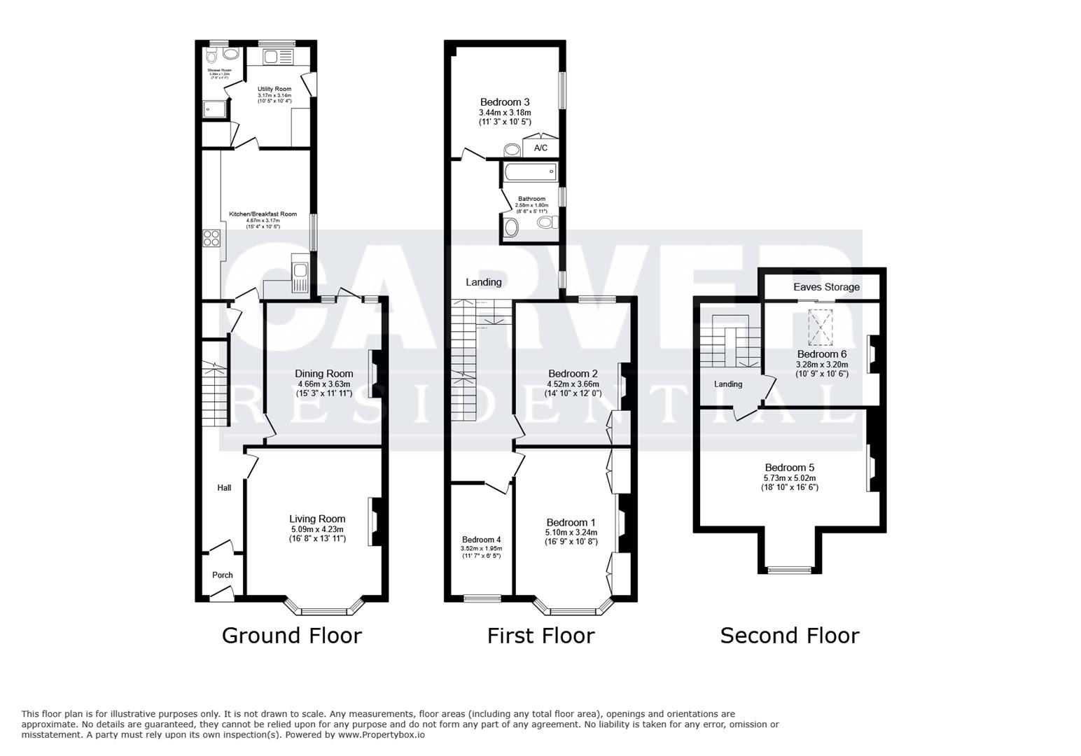 Floorplan for Swinburne Road, Darlington