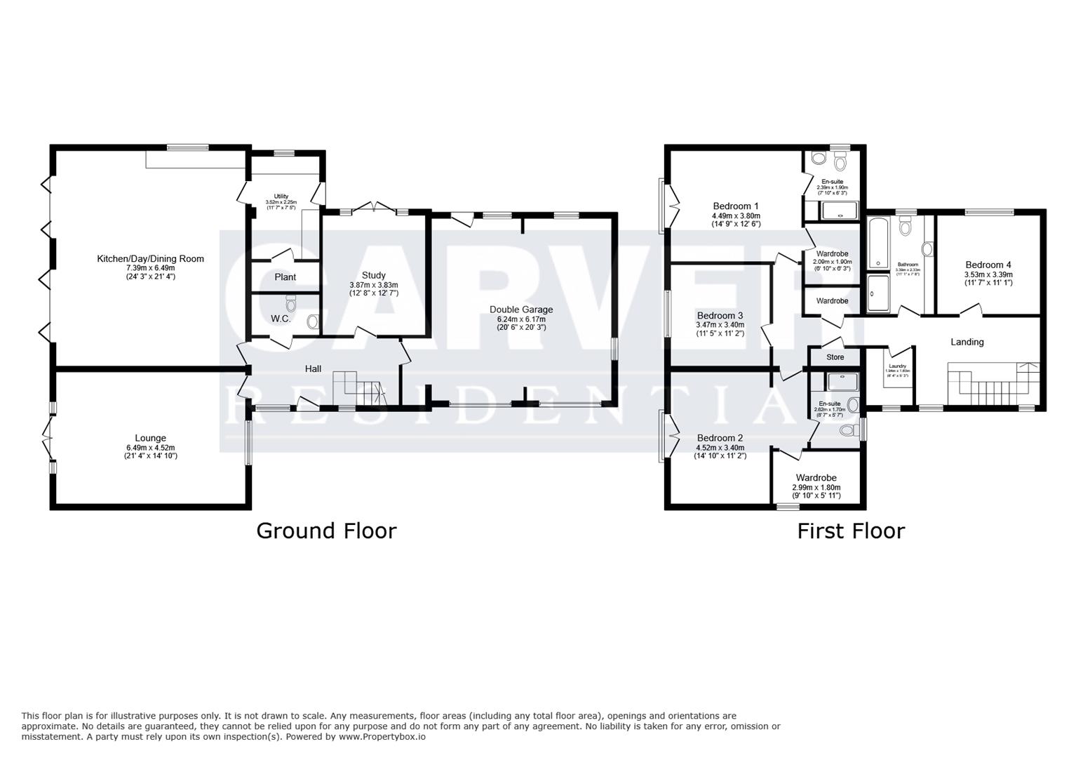 Floorplan for Lovesome Hill, Northallerton