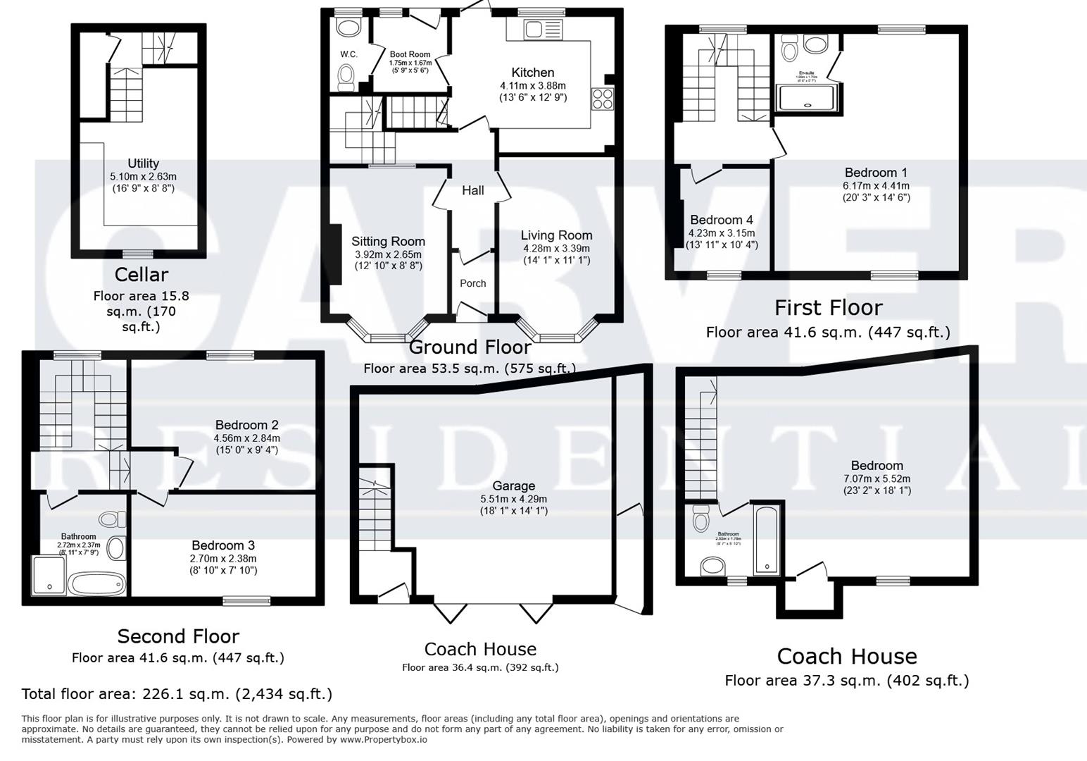 Floorplan for North Green, Staindrop, Darlington