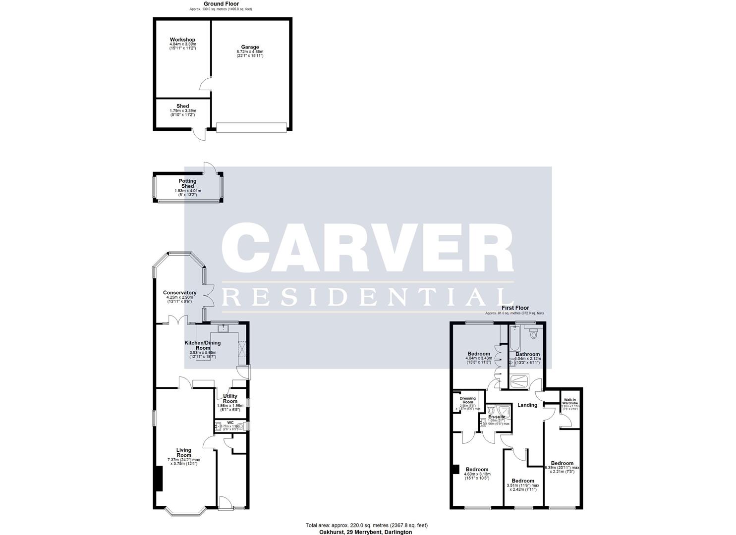 Floorplan for Merrybent, Darlington