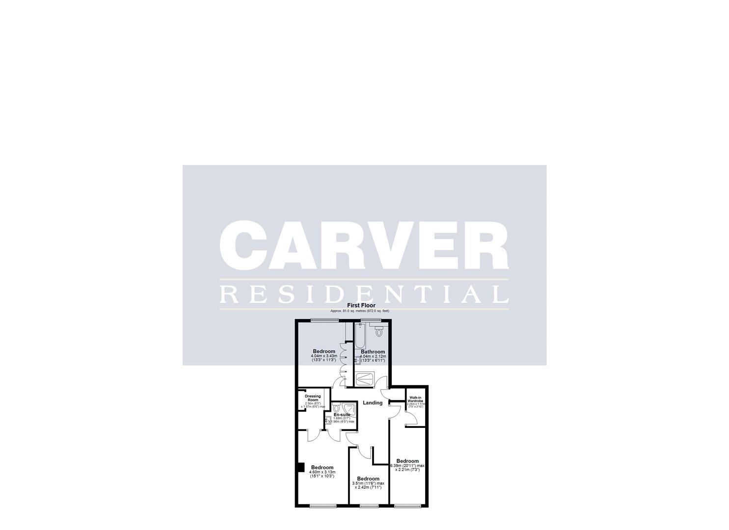 Floorplan for Merrybent, Darlington