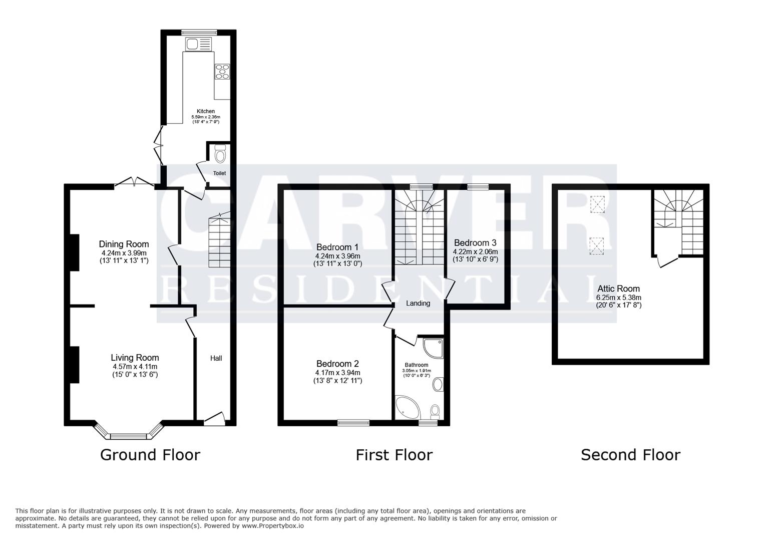 Floorplan for Hurworth Road, Hurworth Place, Darlington