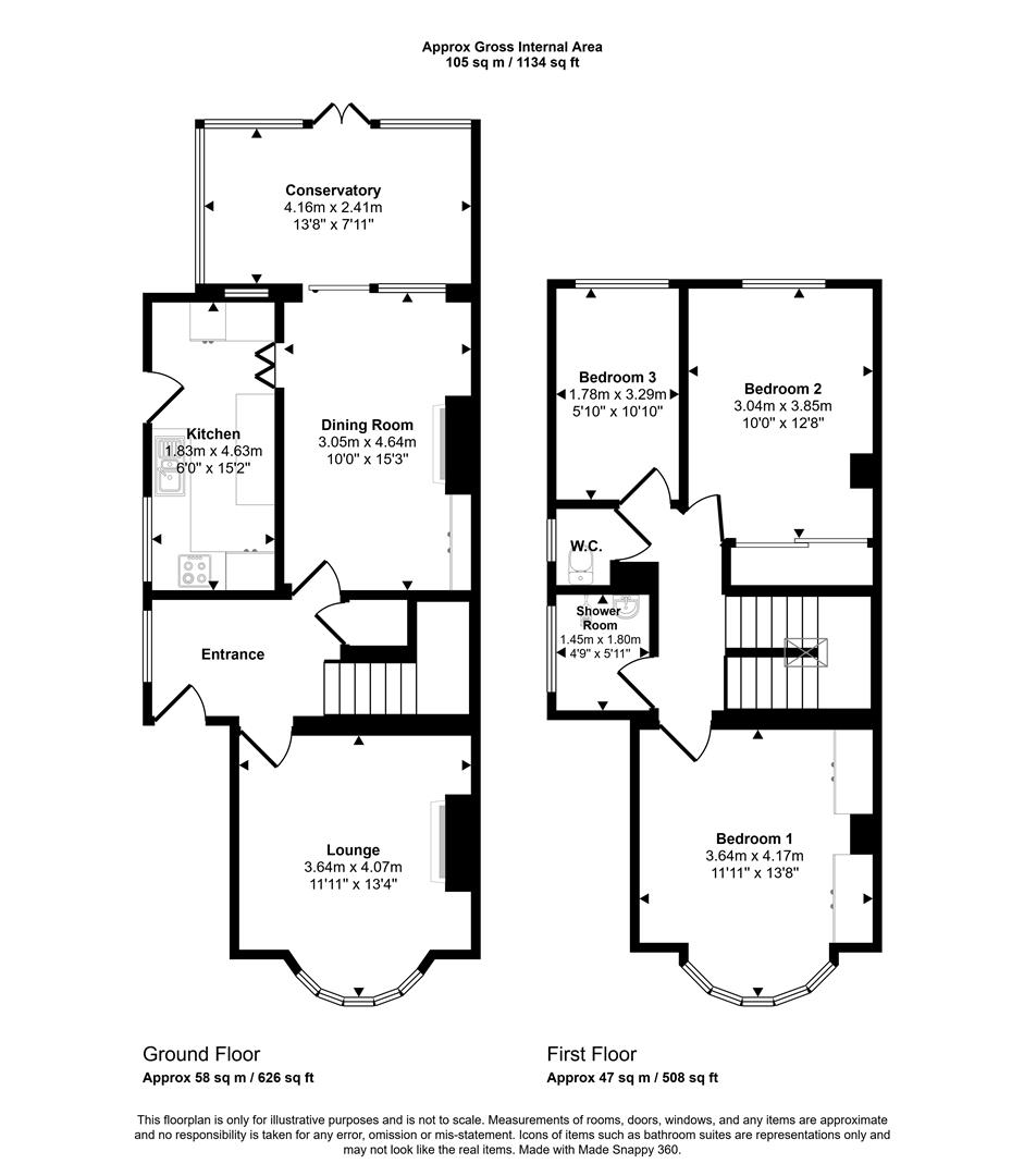 Floorplan for Kensington Gardens, Darlington
