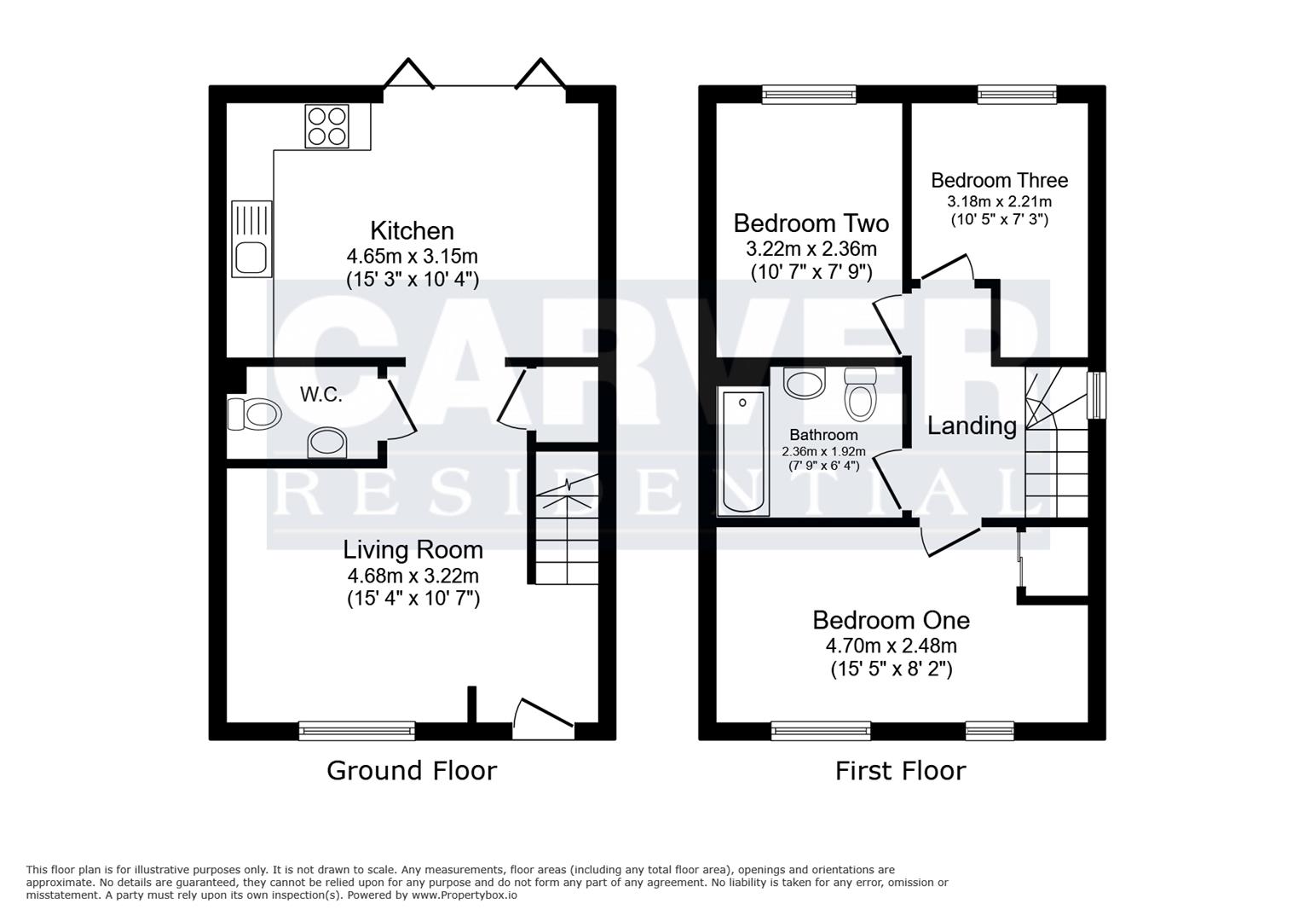 Floorplan for Low Avenue, Chilton