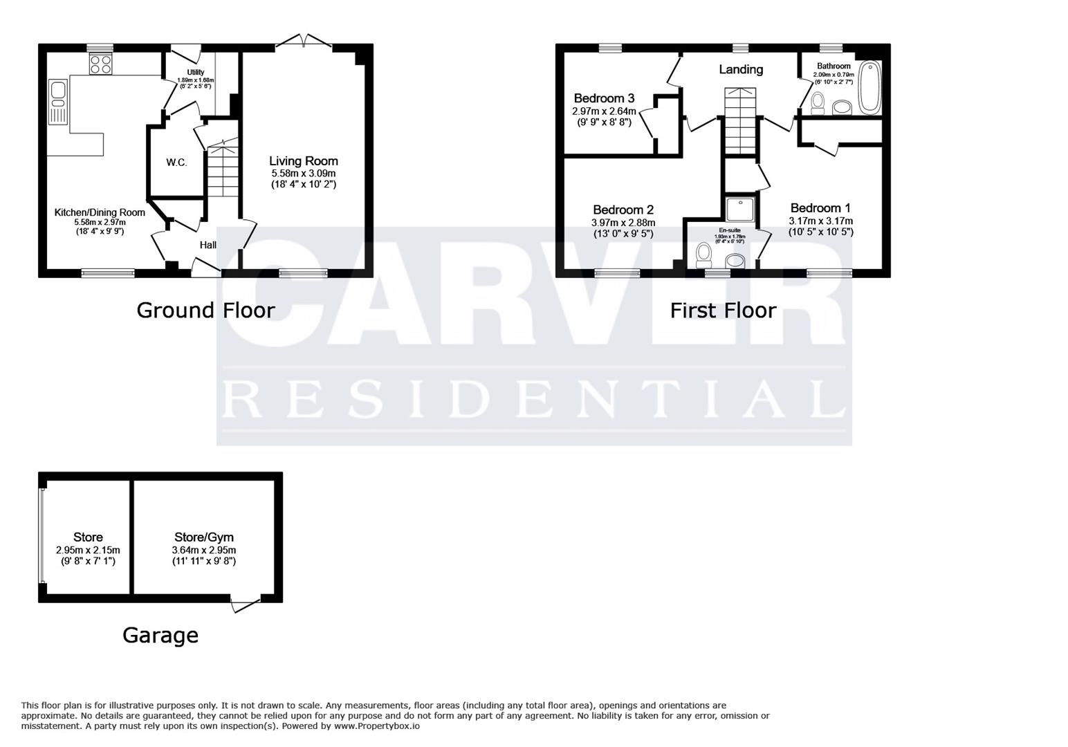 Floorplan for Badger Lane, Northallerton