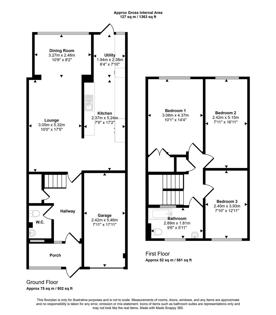 Floorplan for Milbank Court, Darlington