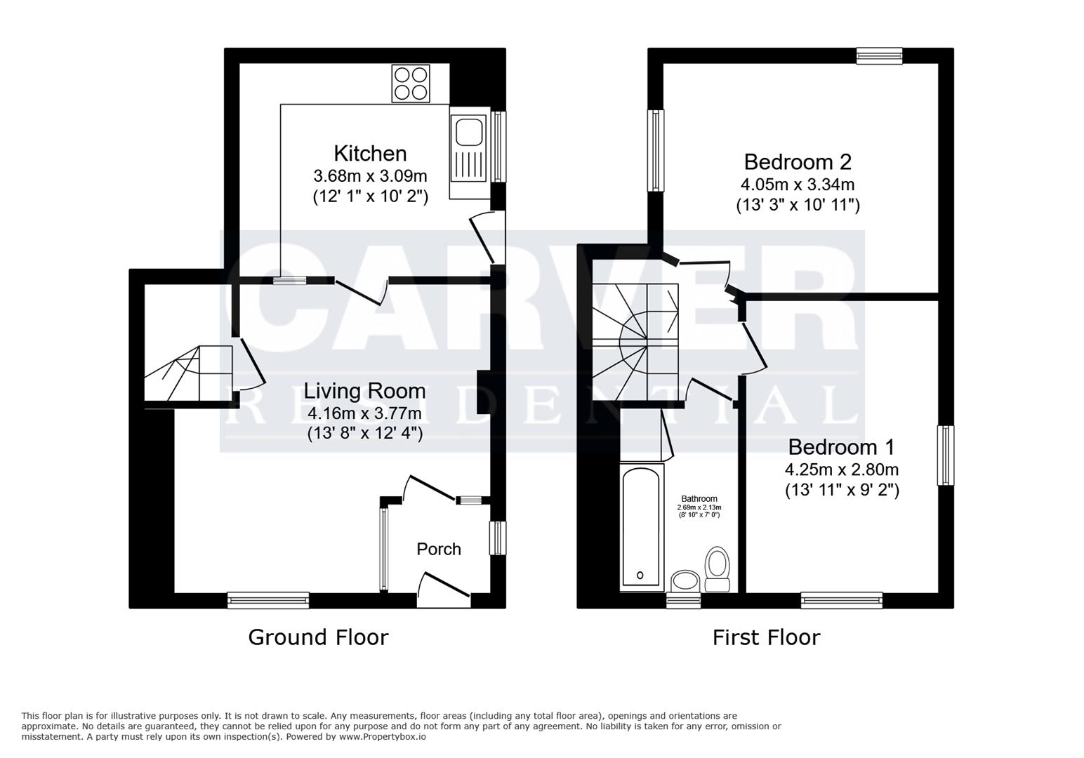 Floorplan for Maison Dieu, Richmond