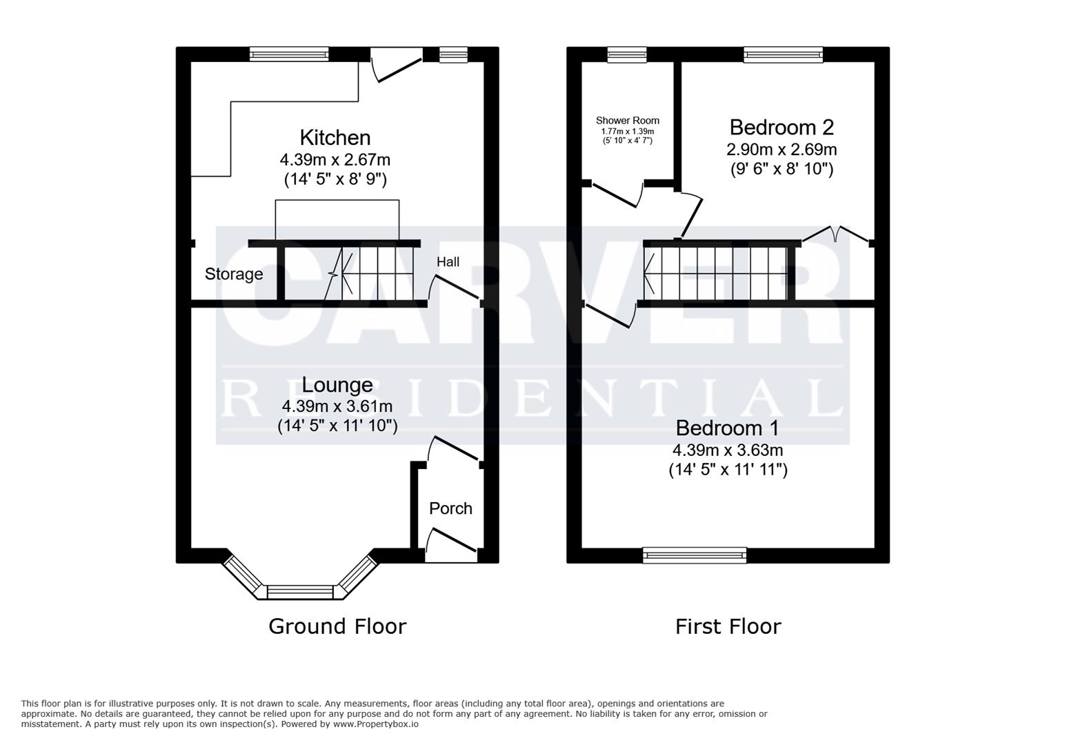 Floorplan for Roslyn Street, Darlington