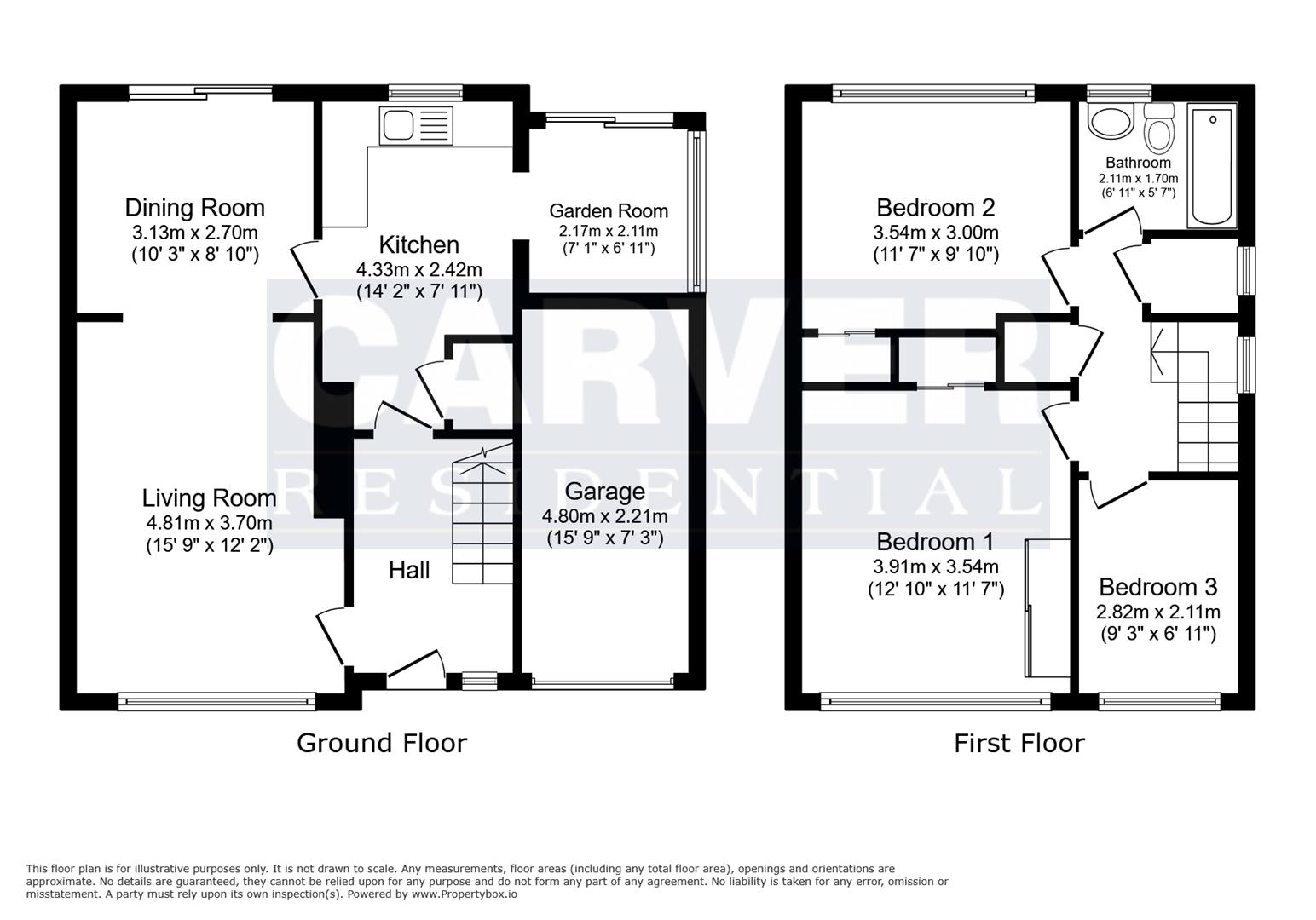 Floorplan for Barnes Road, Darlington