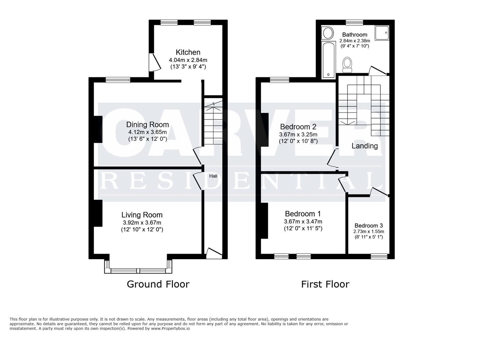 Floorplan for Westgarth, Northallerton