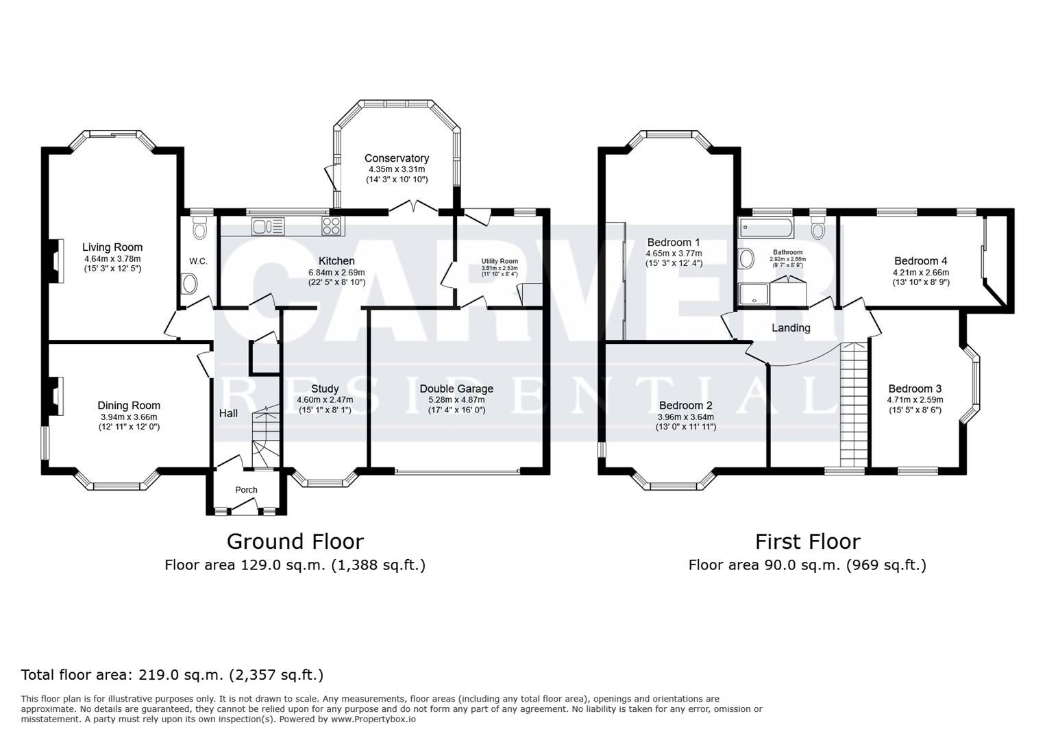 Floorplan for Lees Lane, Northallerton