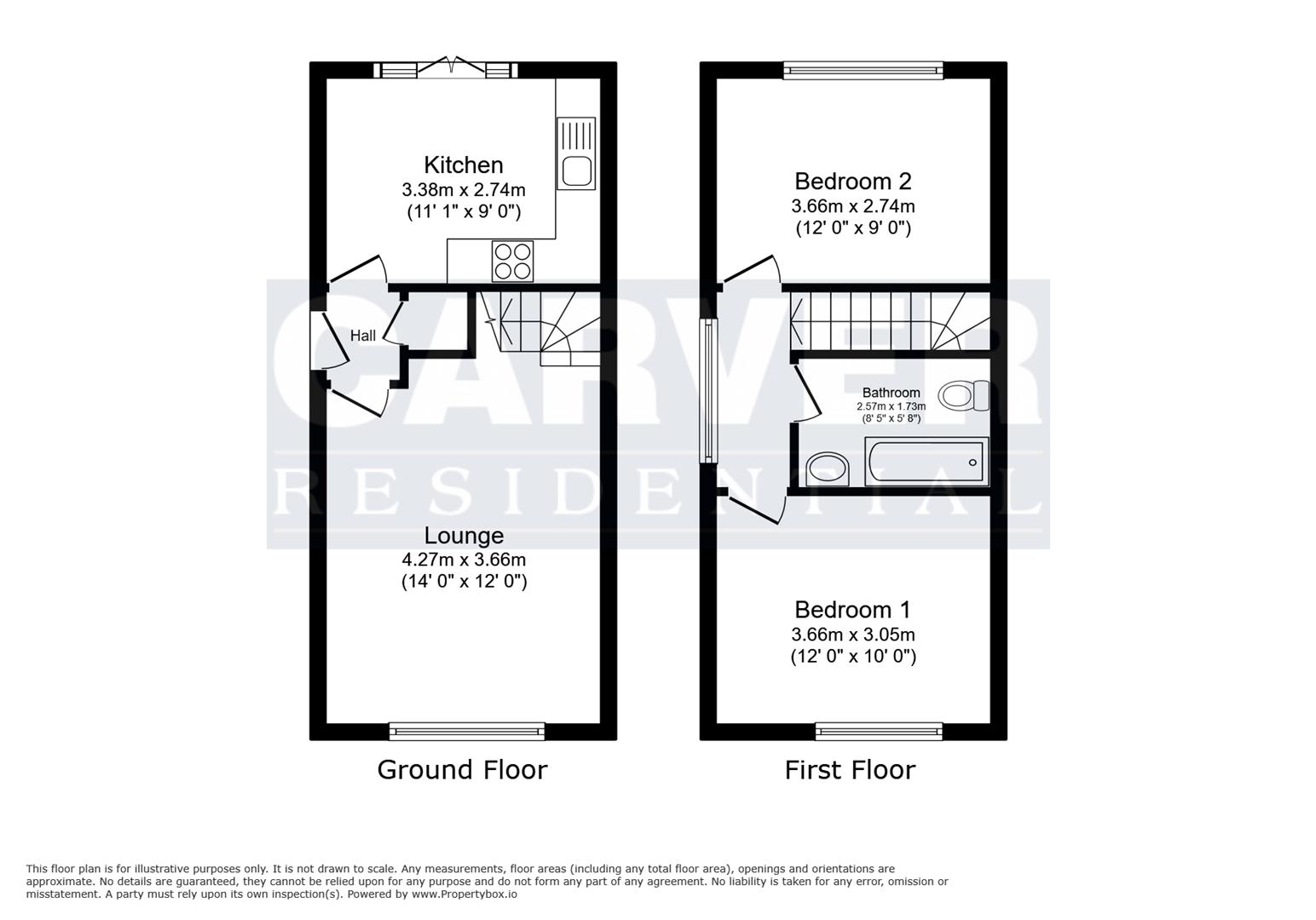 Floorplan for Shetland Drive, Darlington