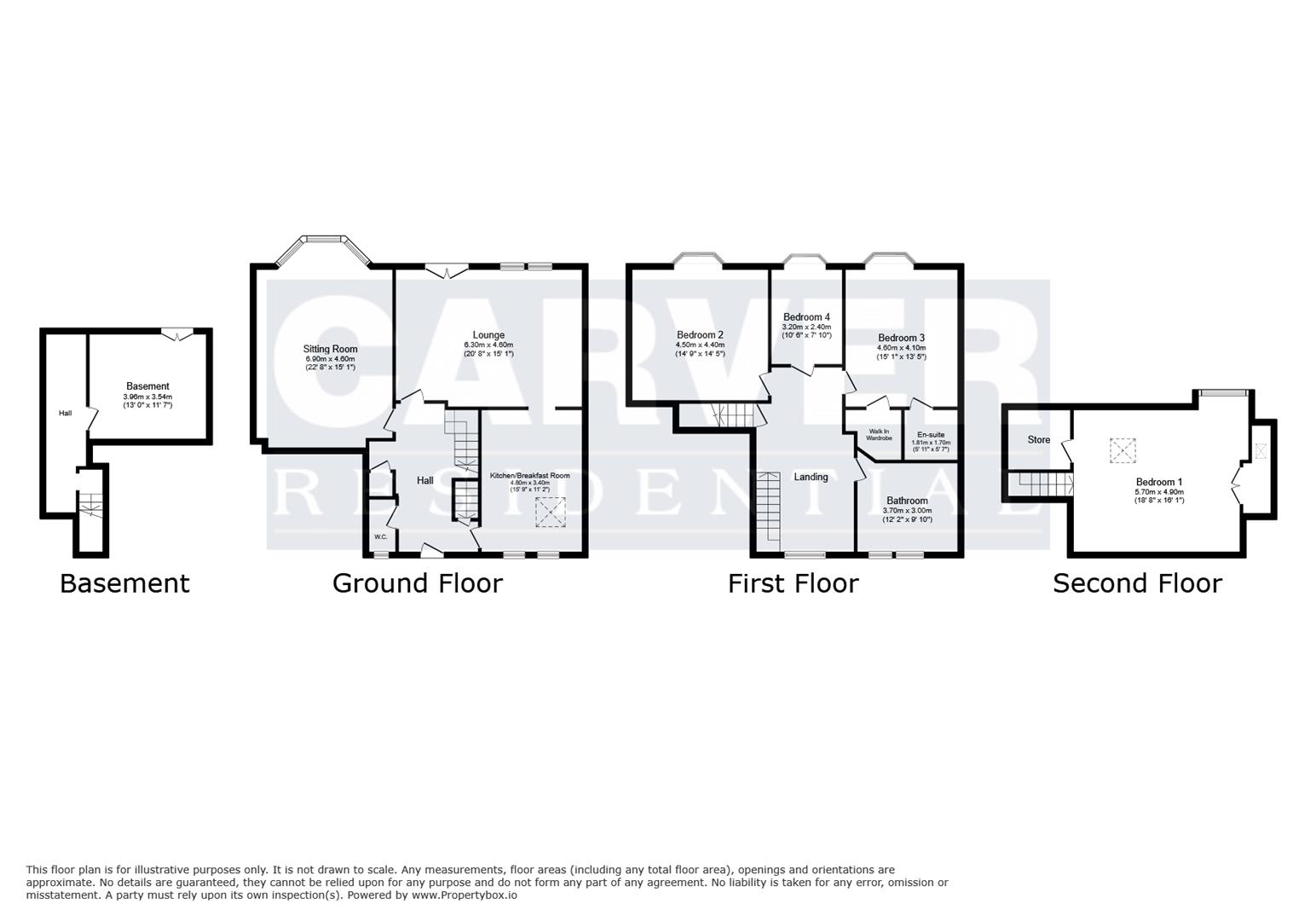 Floorplan for Coniscliffe Road, Darlington
