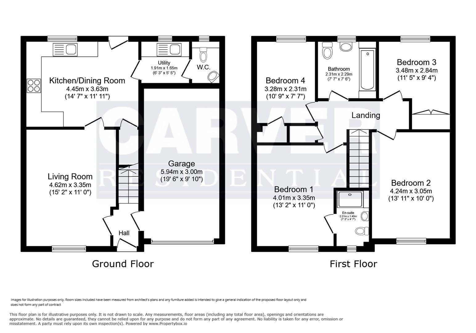 Floorplan for Magna Rise, East Cowton
