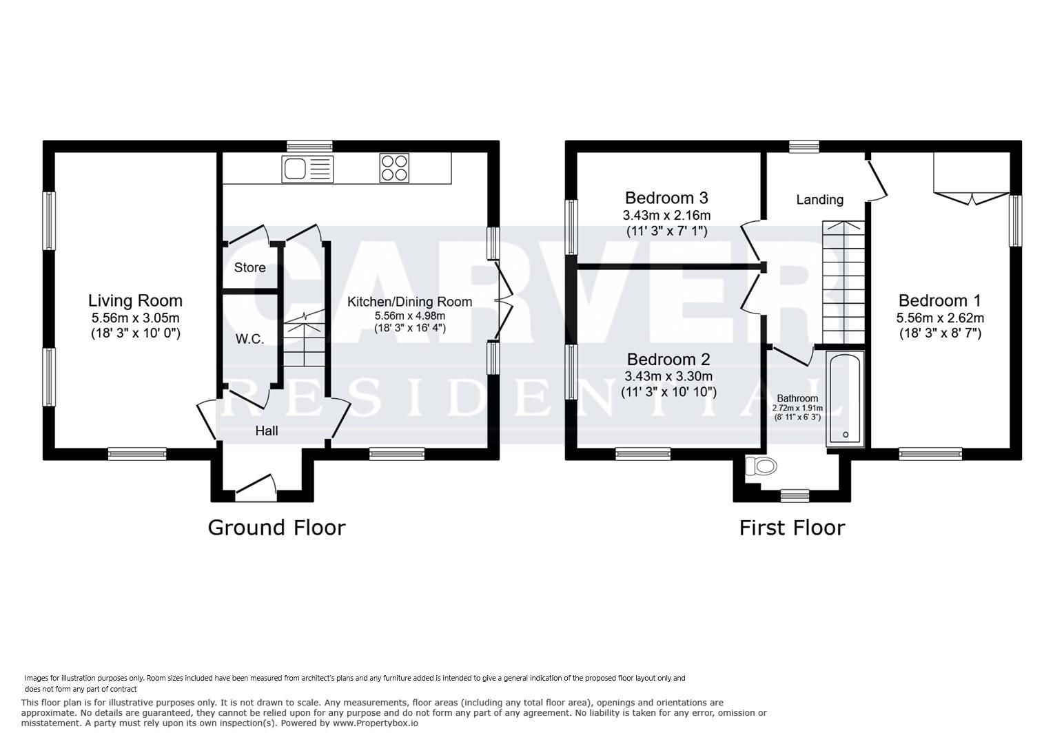 Floorplan for Magna Rise, East Cowton