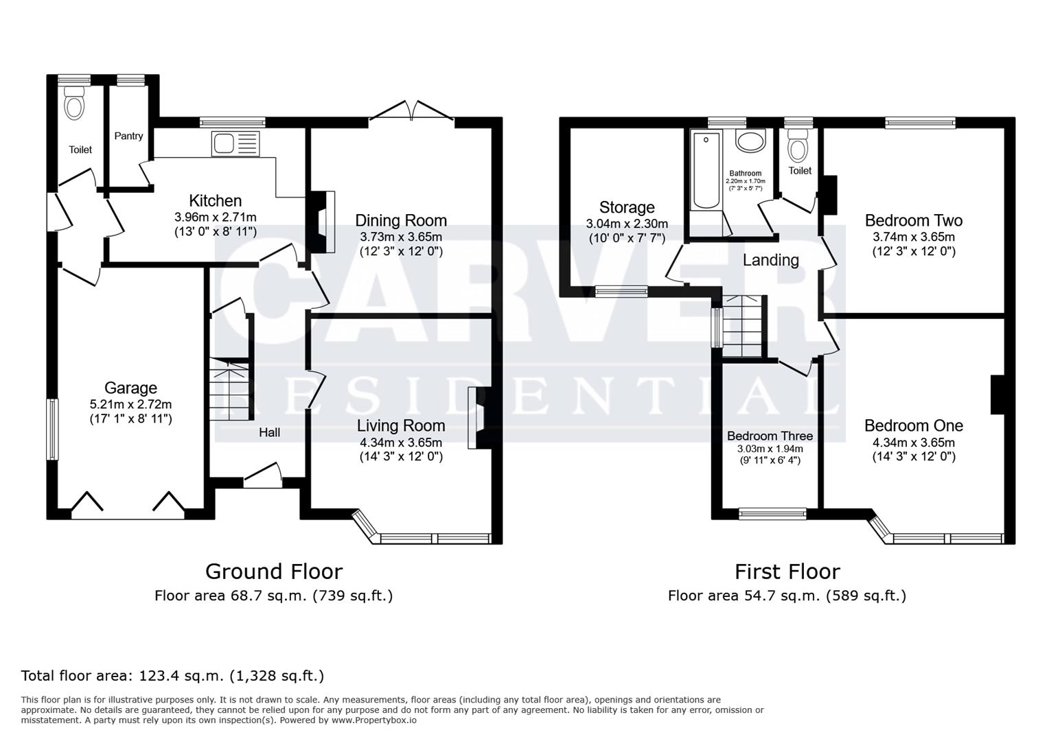 Floorplan for Hartford Road, Darlington