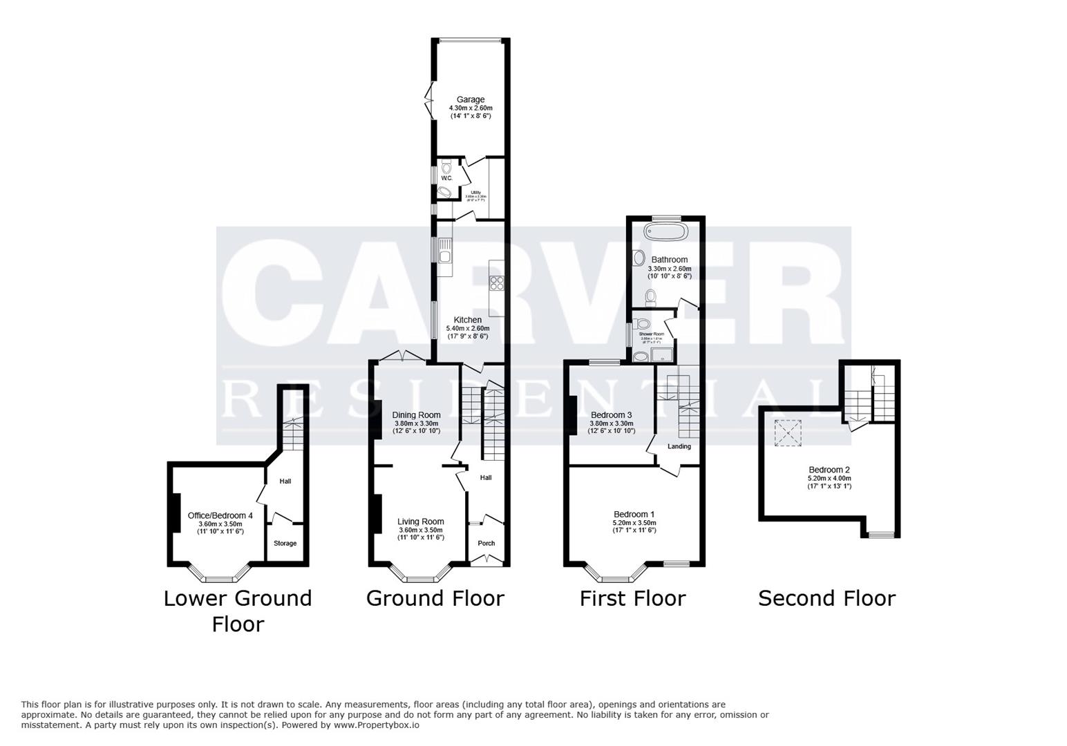 Floorplan for Burleigh Place, Darlington