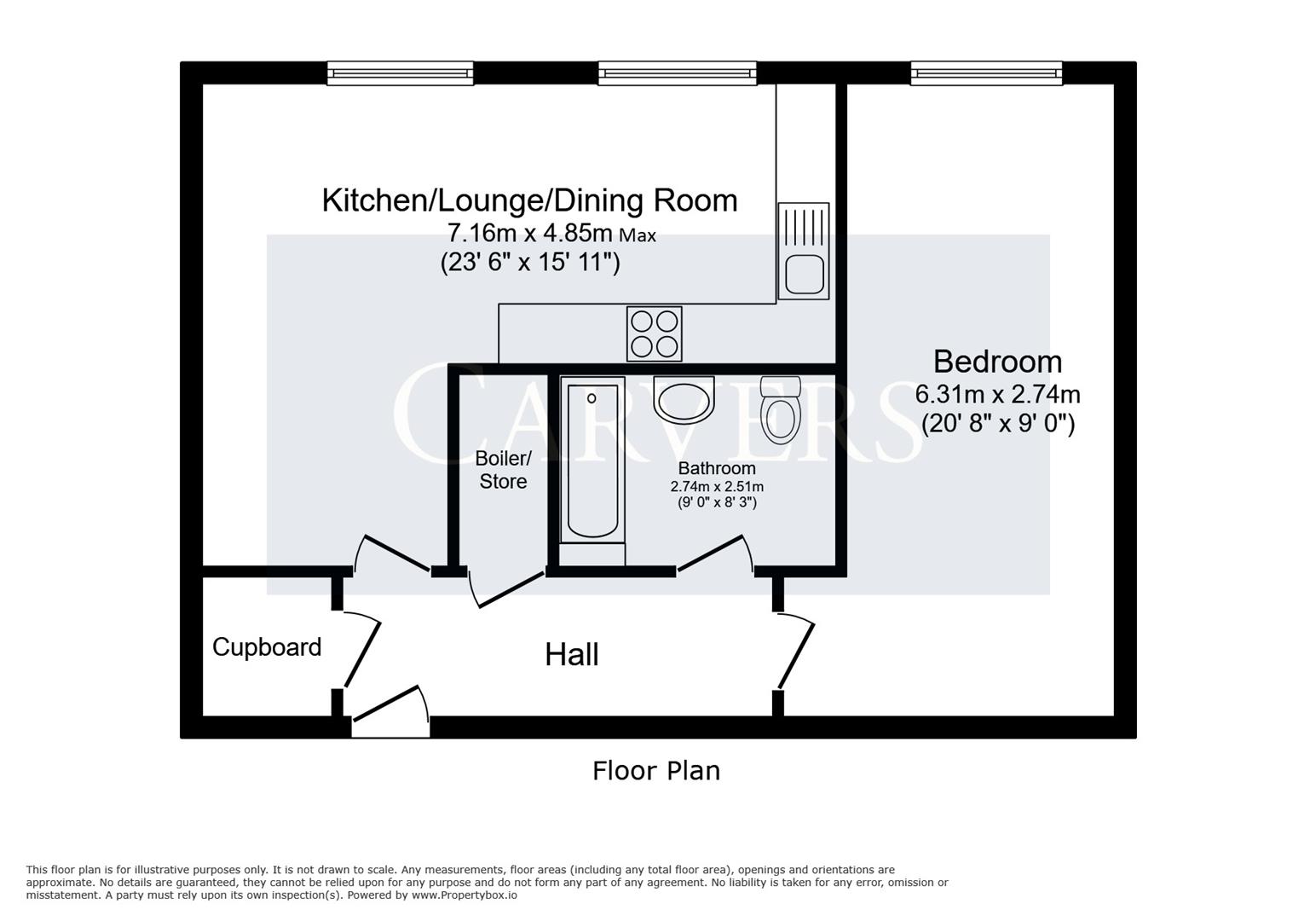 Floorplan for Finkills Way, Northallerton