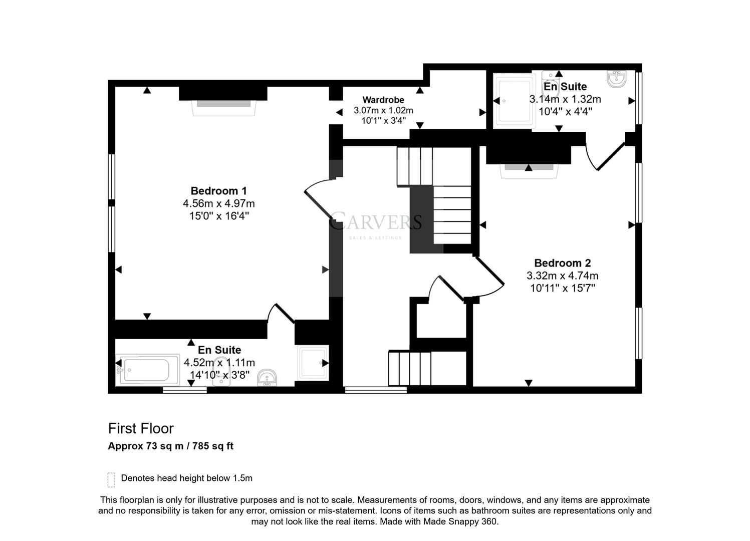 Floorplan for Middleton Tyas, Richmond