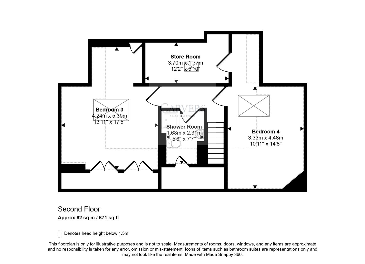 Floorplan for Middleton Tyas, Richmond