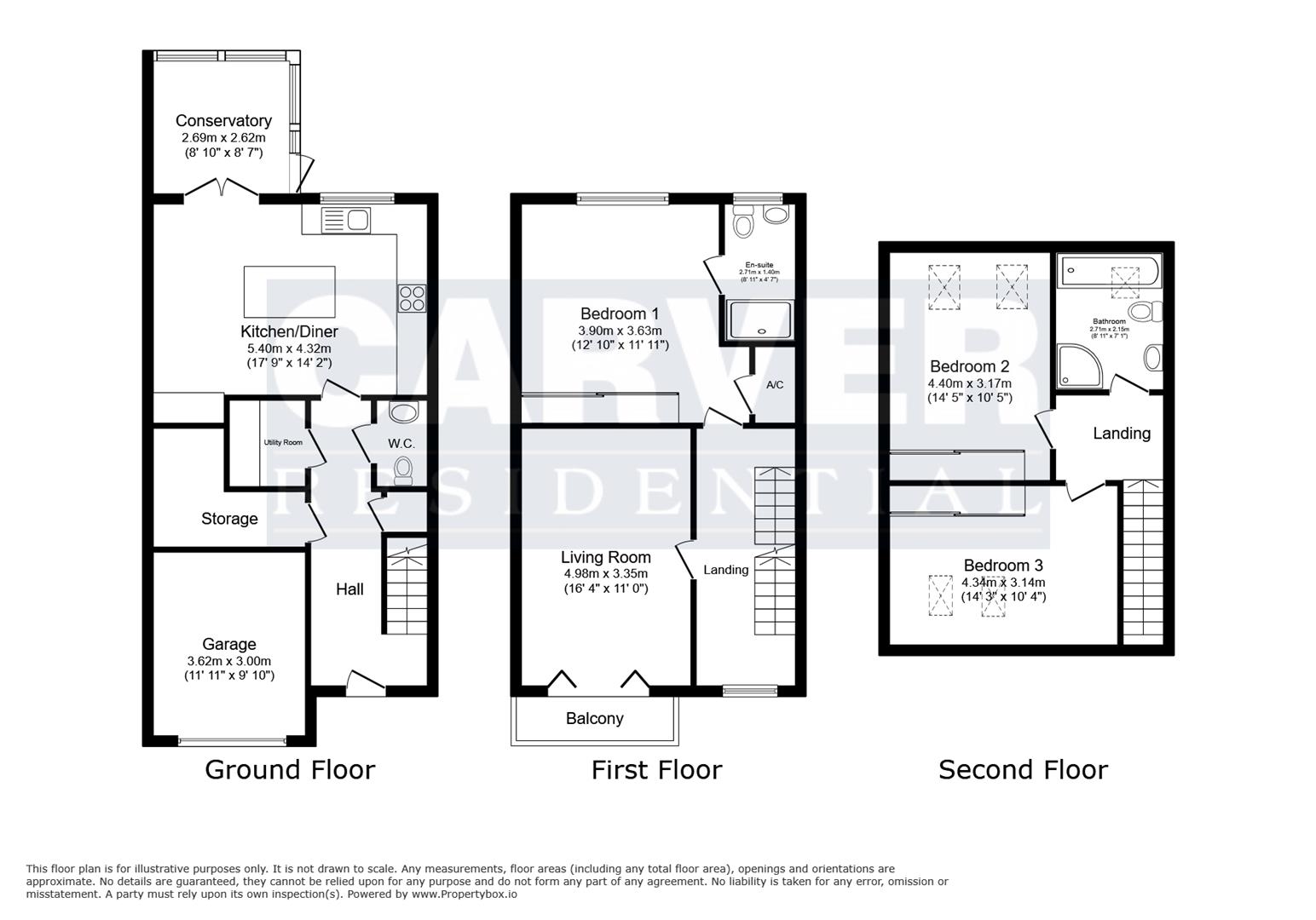 Floorplan for Green Howards Drive, Richmond