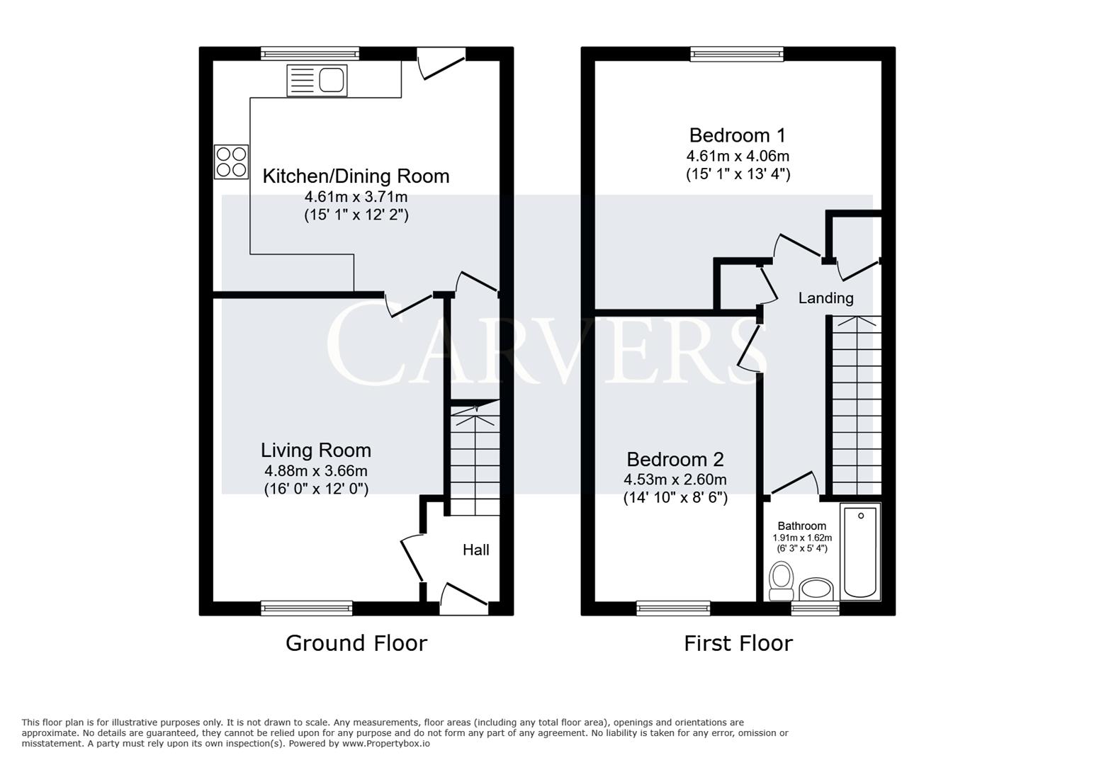Floorplan for Celandine Close, Darlington