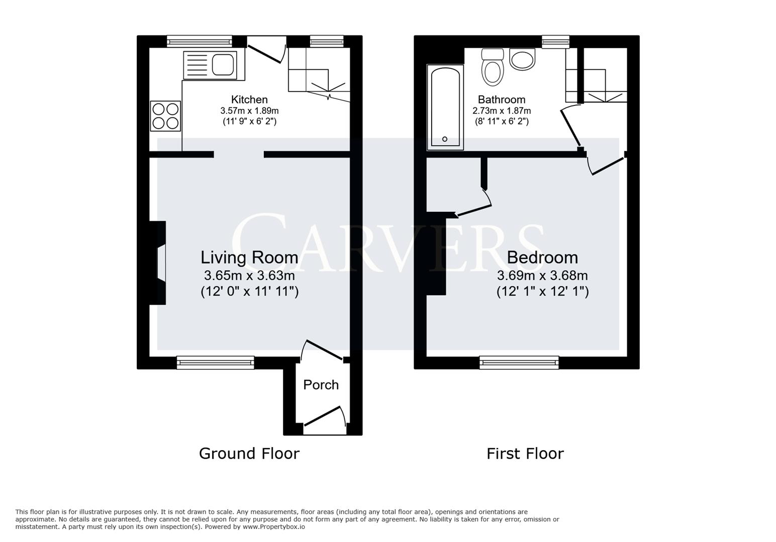 Floorplan for East Harlsey, Northallerton