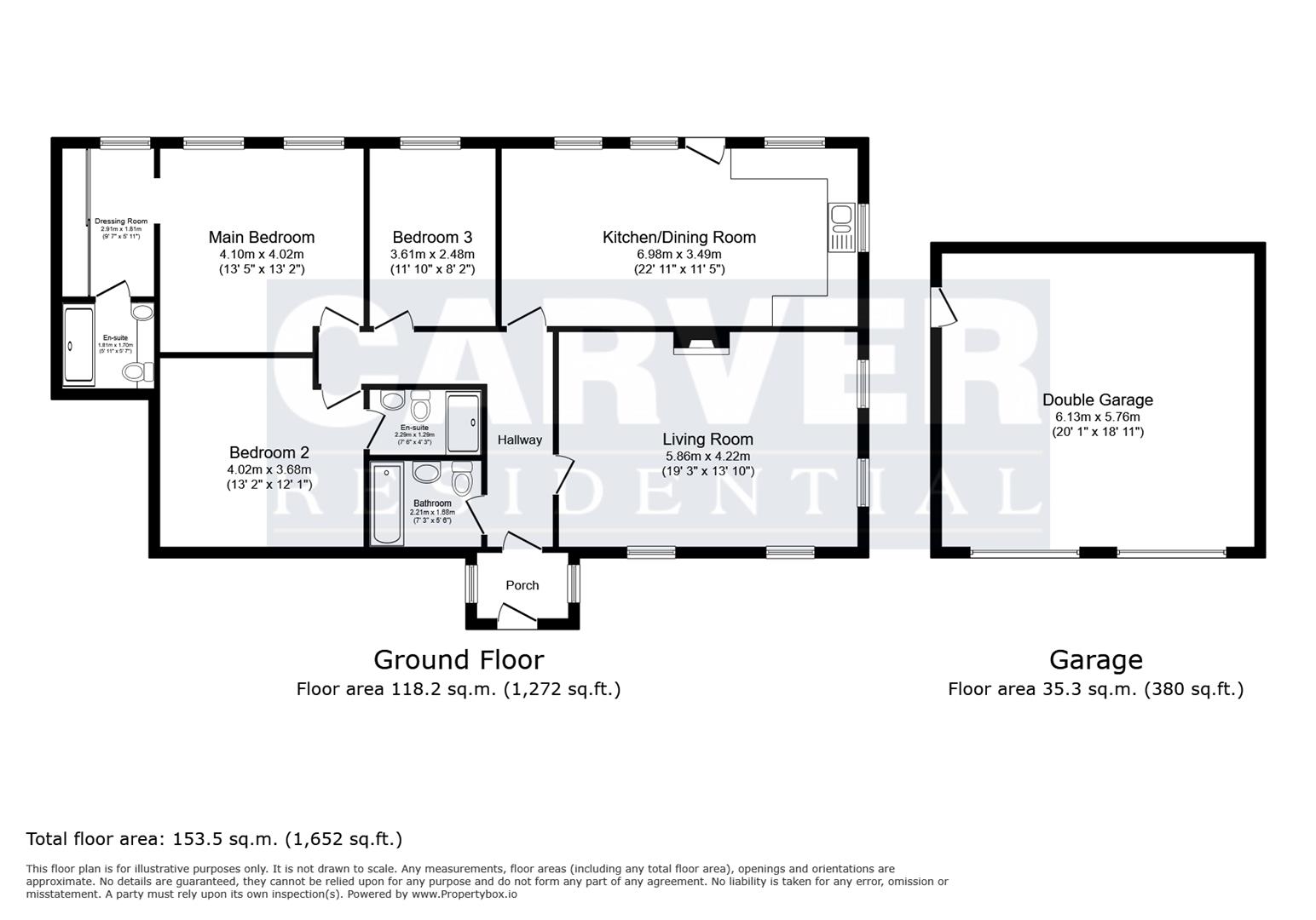 Floorplan for Smithson Close, Moulton, Richmond