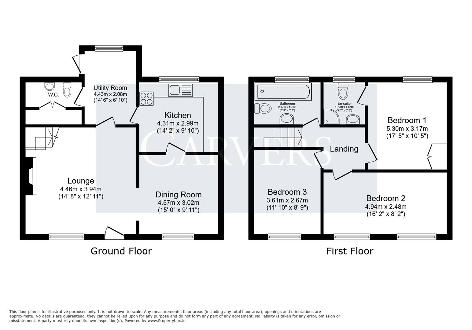 Floorplan for The Curtain, Eppleby, Richmond