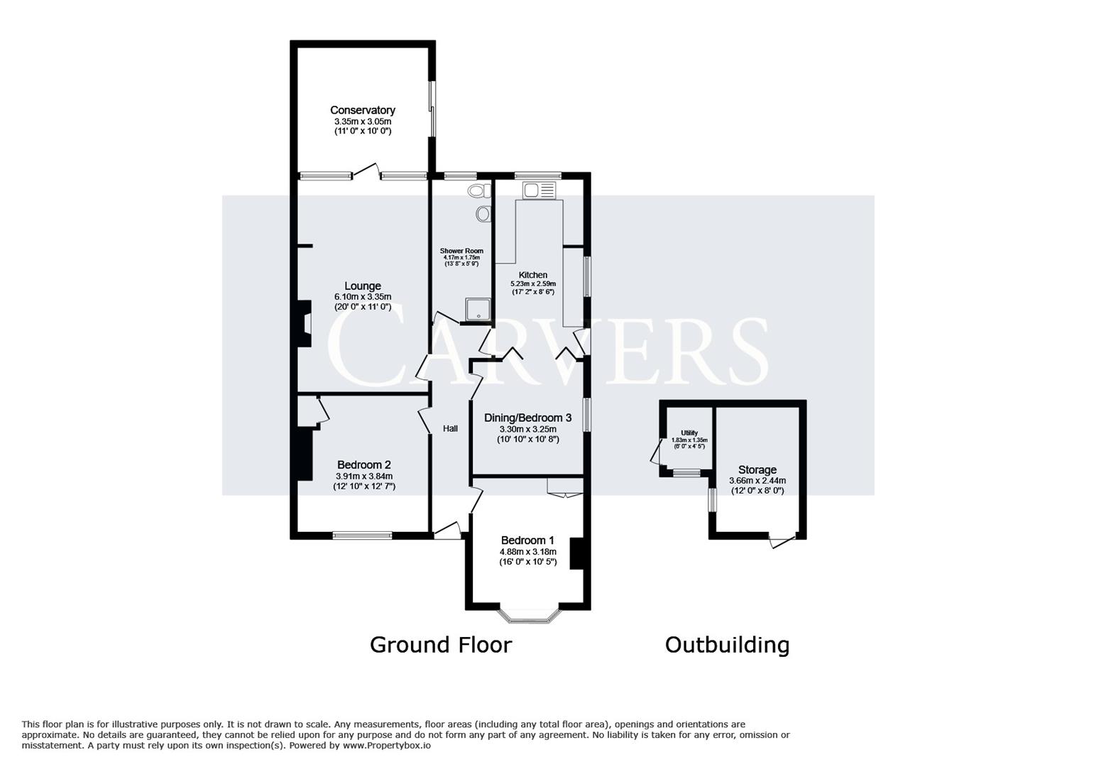 Floorplan for Woodcrest Road, Darlington
