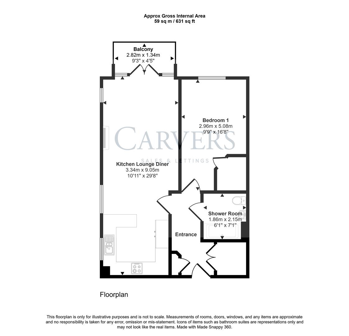 Floorplan for Carmel Road North, Darlington