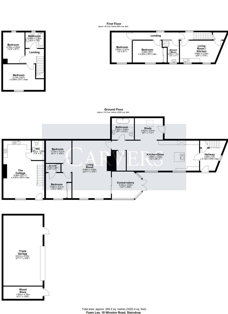 Floorplan for Winston Road, Staindrop, Darlington