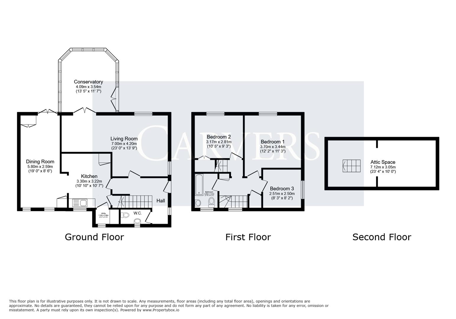 Floorplan for Hartford Road, Darlington