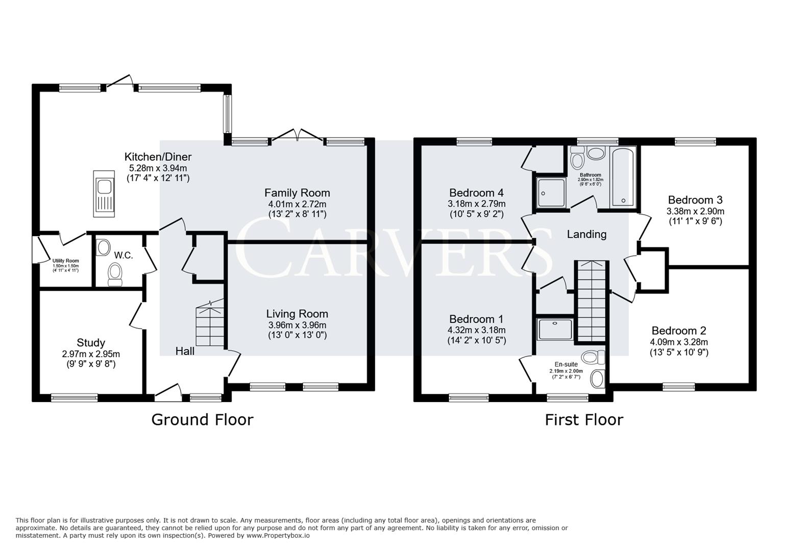 Floorplan for Thomas Sopwith Way, Darlington
