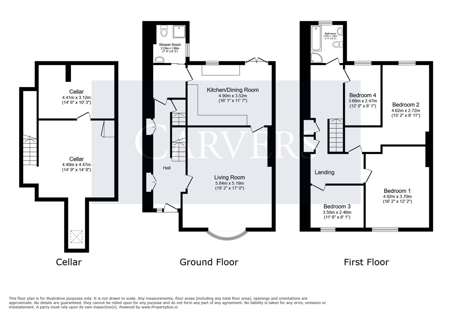 Floorplan for Awdale House, Tunstall