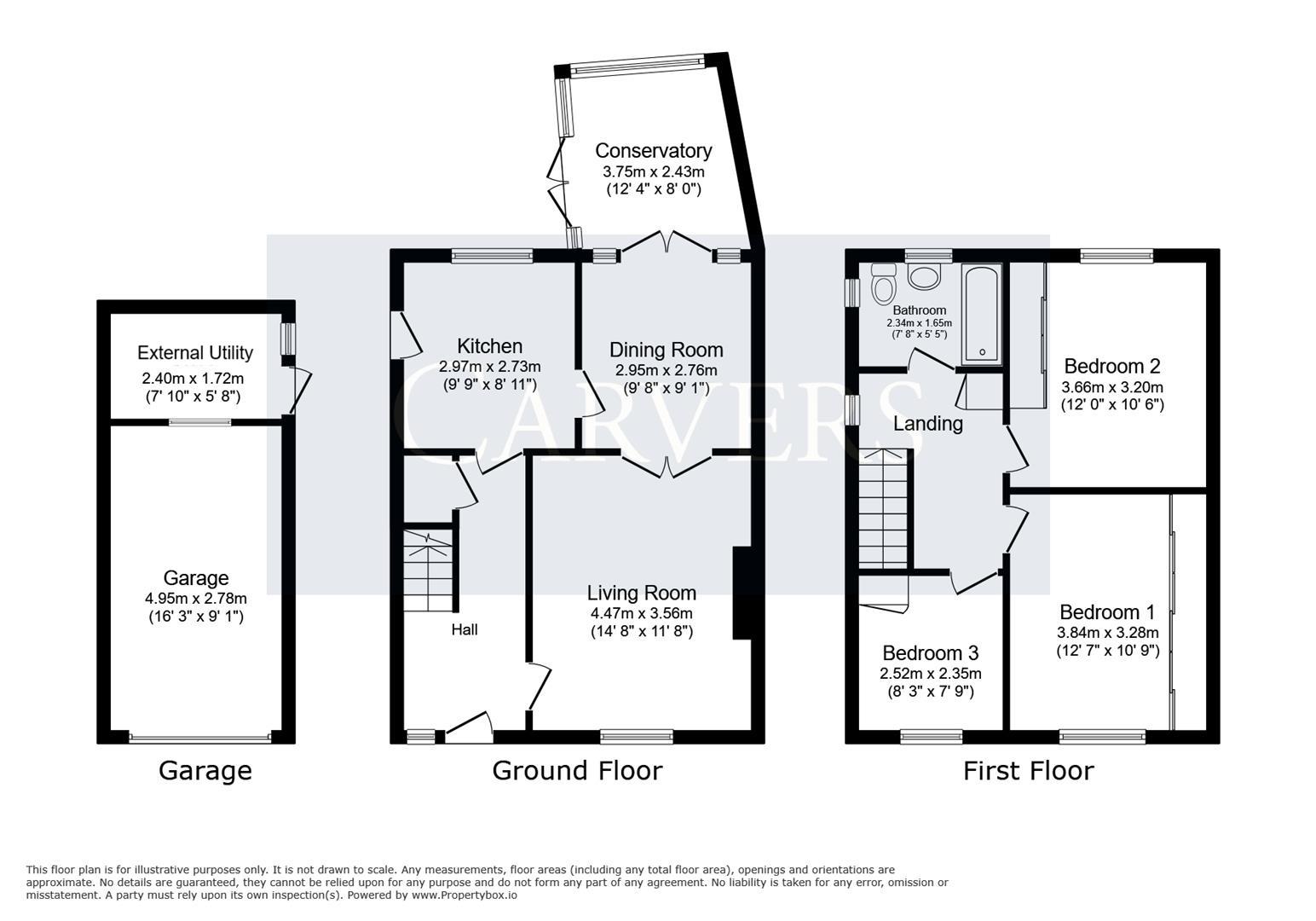 Floorplan for Wycliffe Avenue, Northallerton