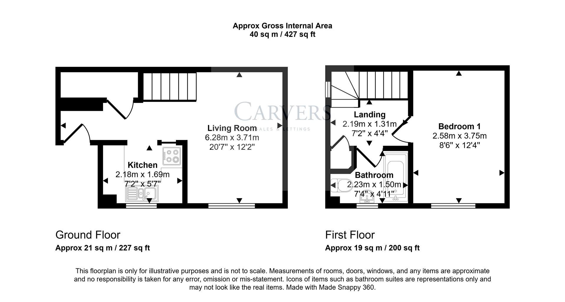 Floorplan for Heatherburn Court, Woodham
