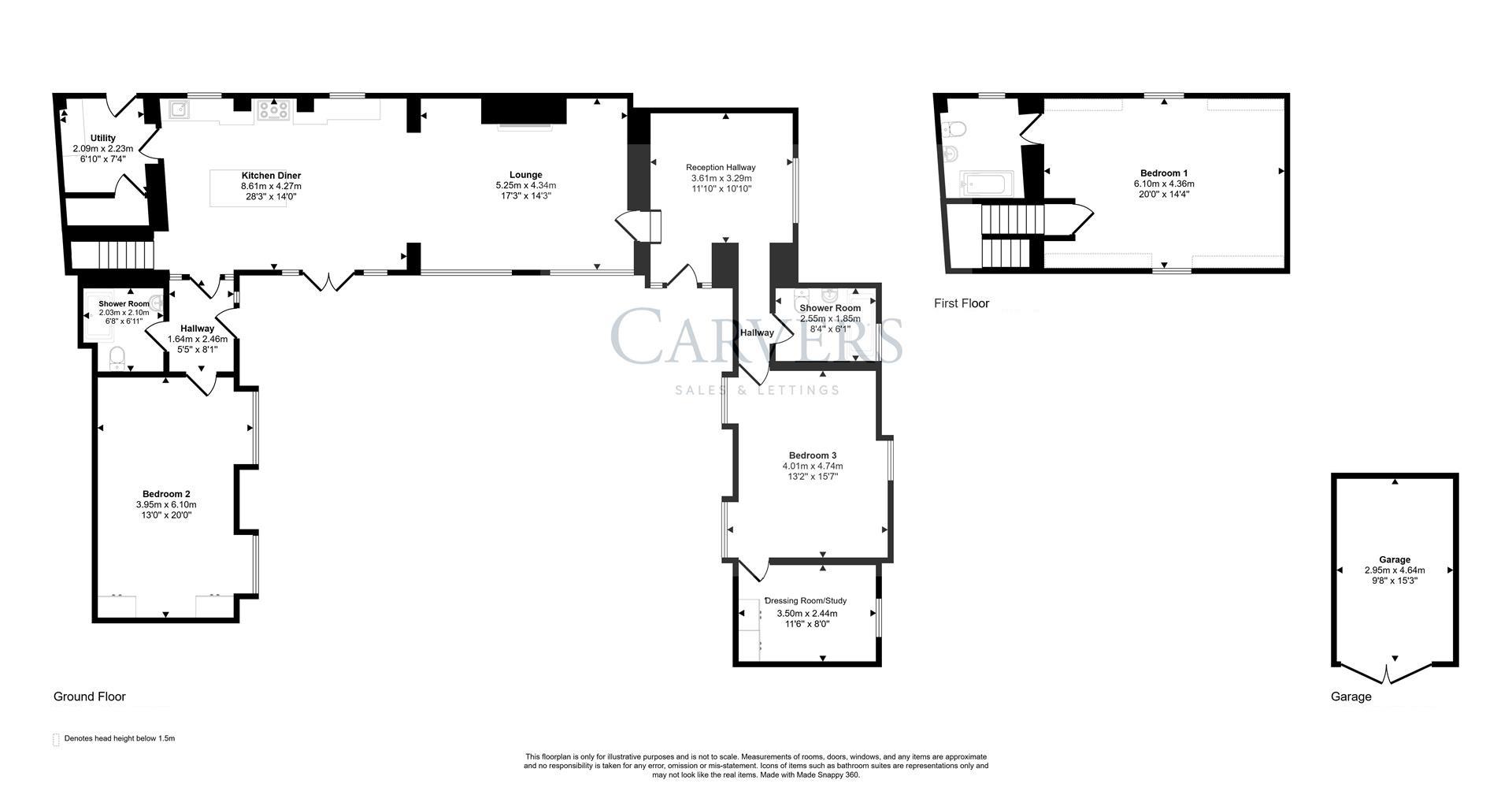 Floorplan for Town Farm Close, Winston