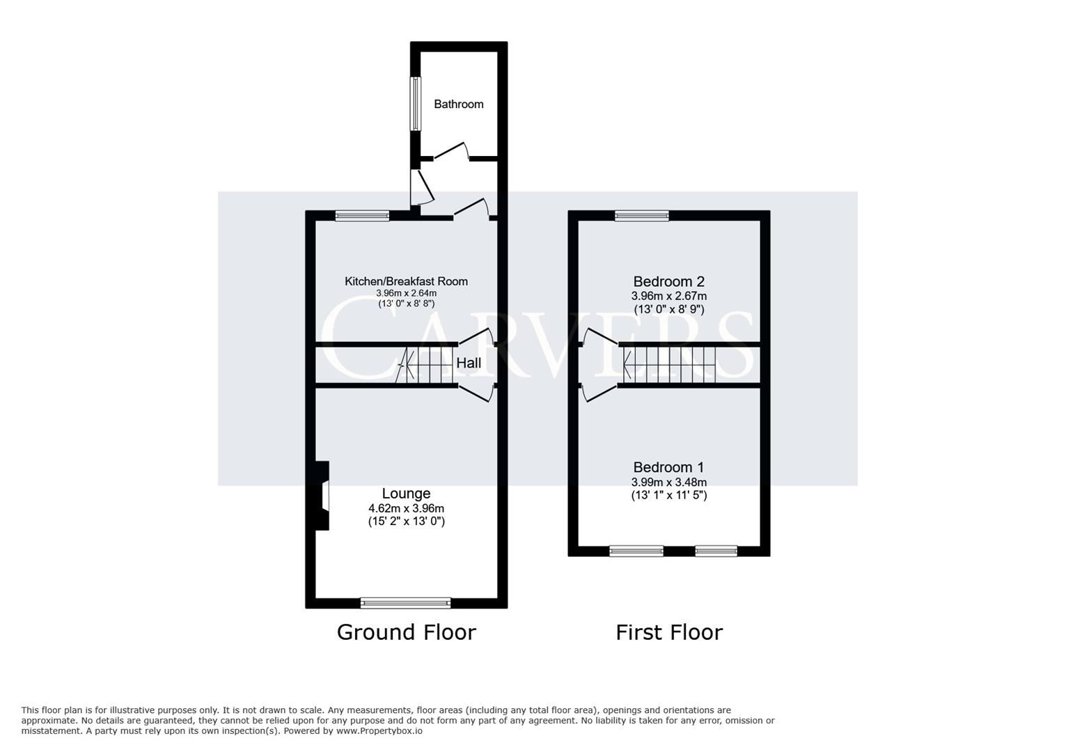 Floorplan for Brougham Street, Darlington
