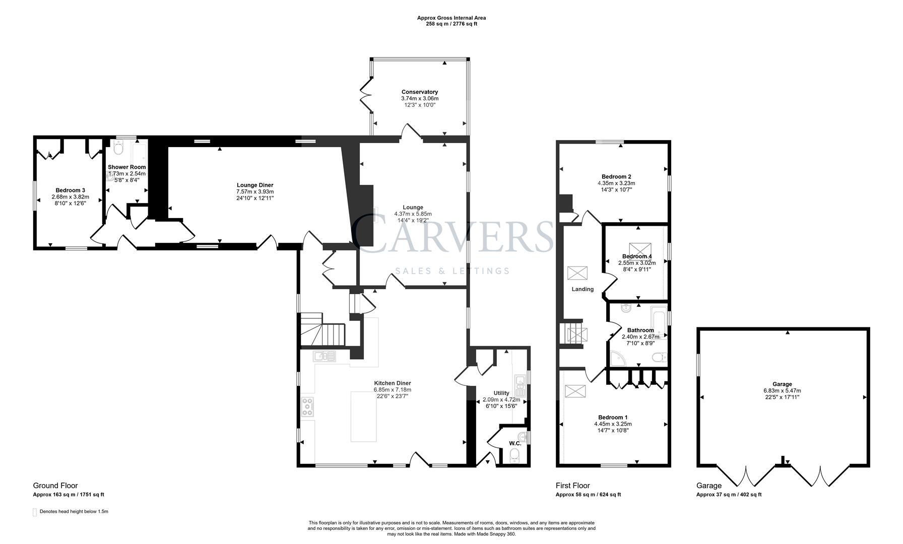 Floorplan for Barningham, Richmond