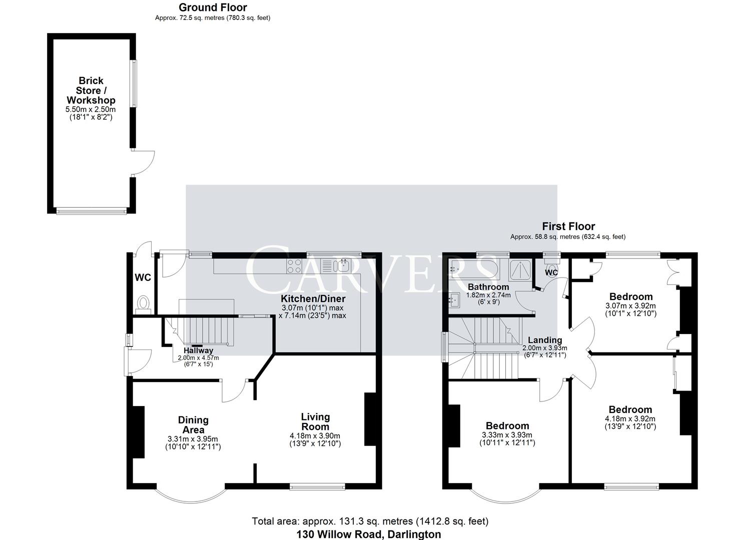 Floorplan for Willow Road