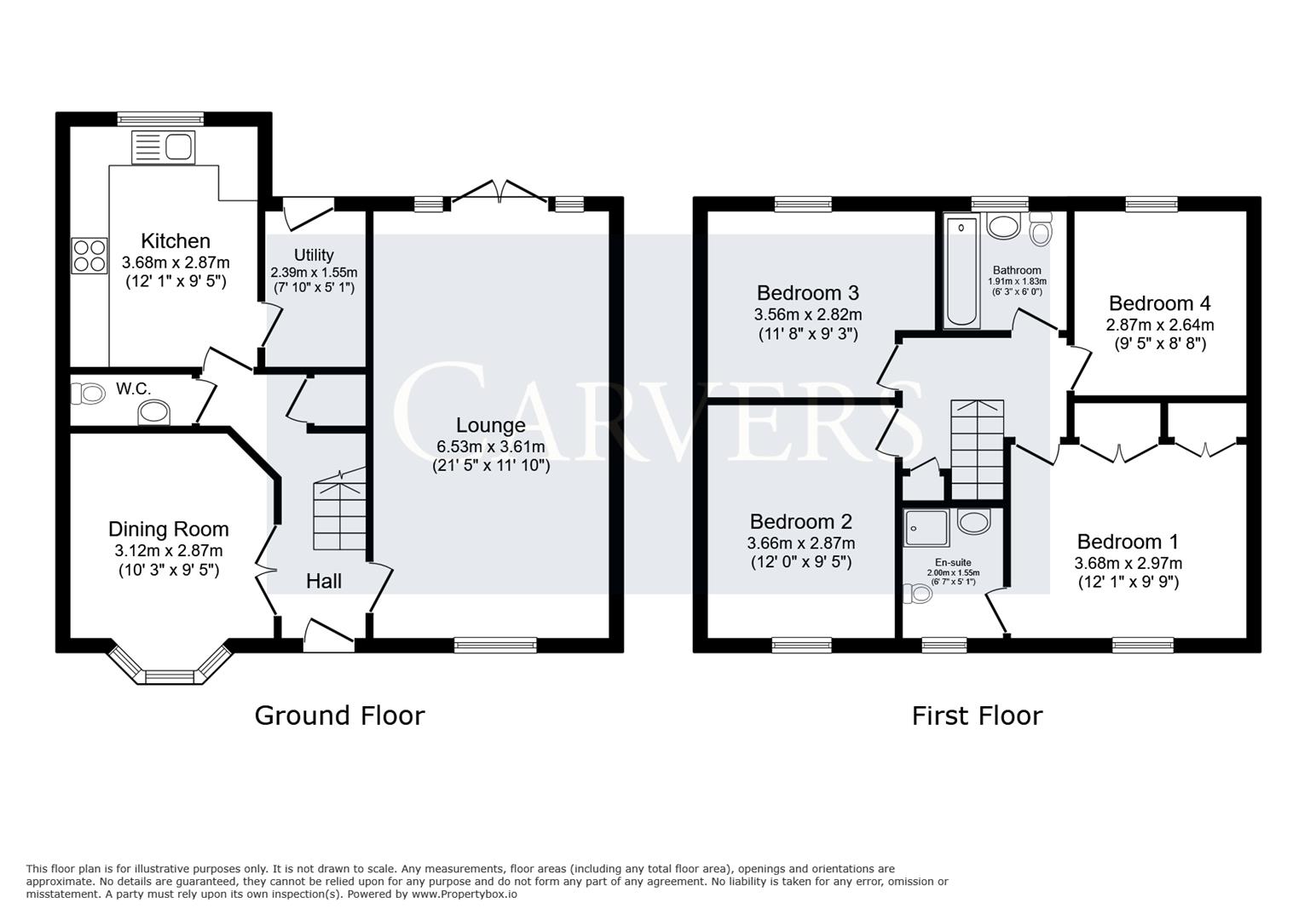 Floorplan for Cherrytree Drive, School Aycliffe