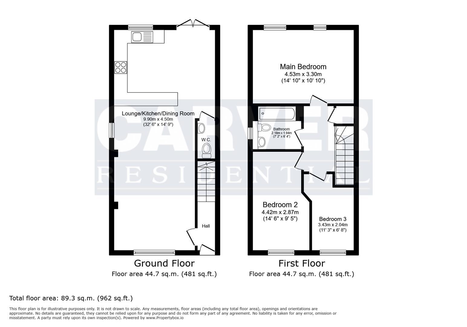 Floorplan for Richmond Road, Skeeby