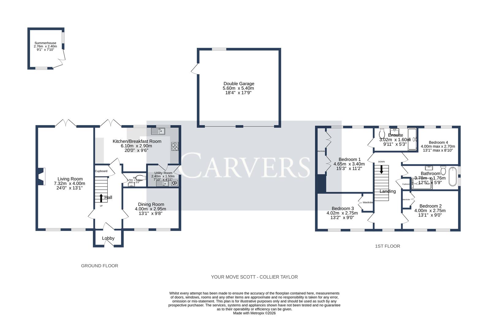 Floorplan for Wells Green, Barton