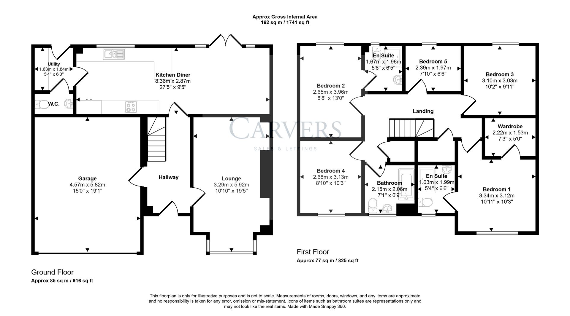 Floorplan for Kentbeck Drive, Hurworth, Darlington