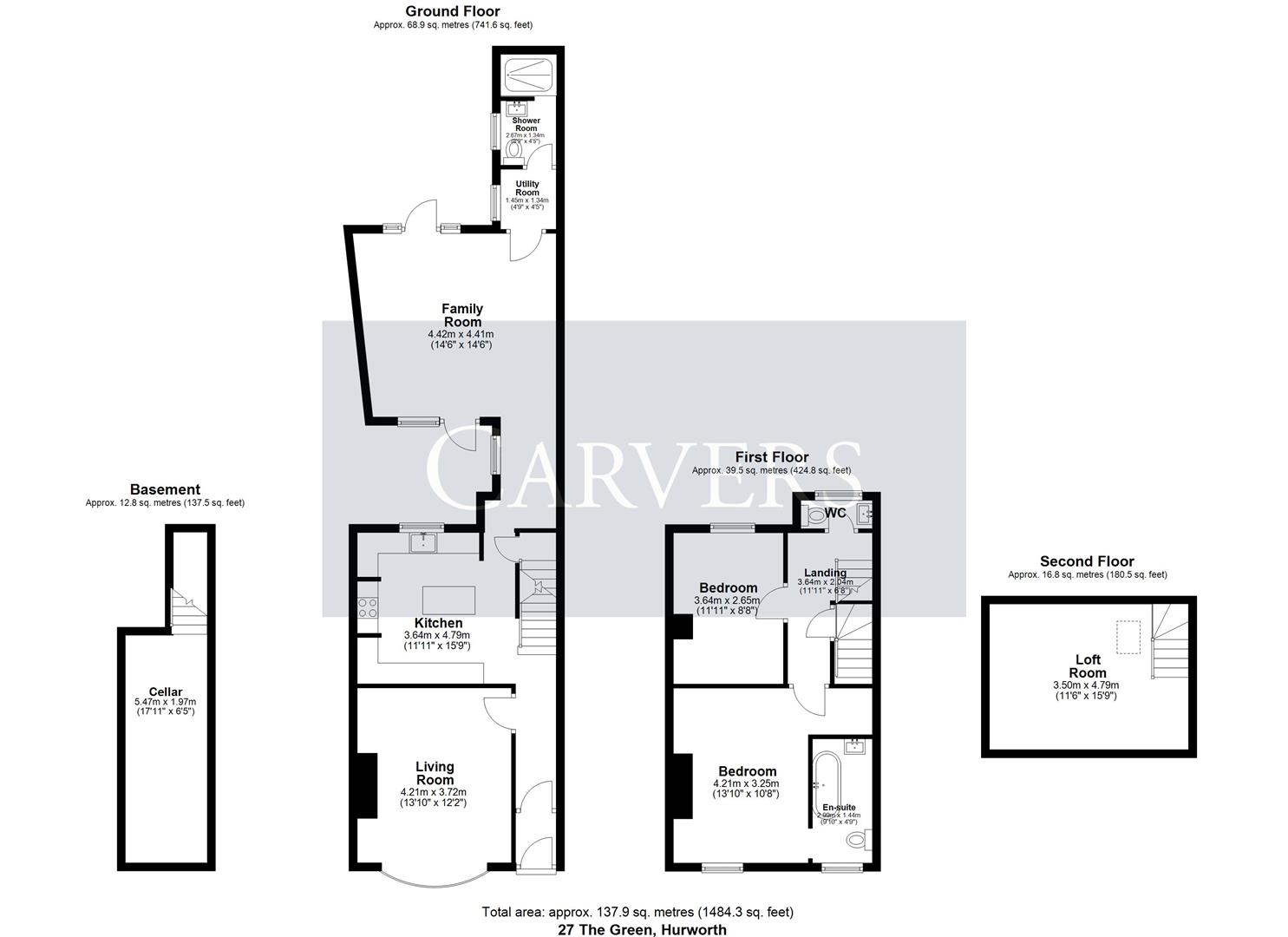 Floorplan for The Green, Hurworth, Darlington