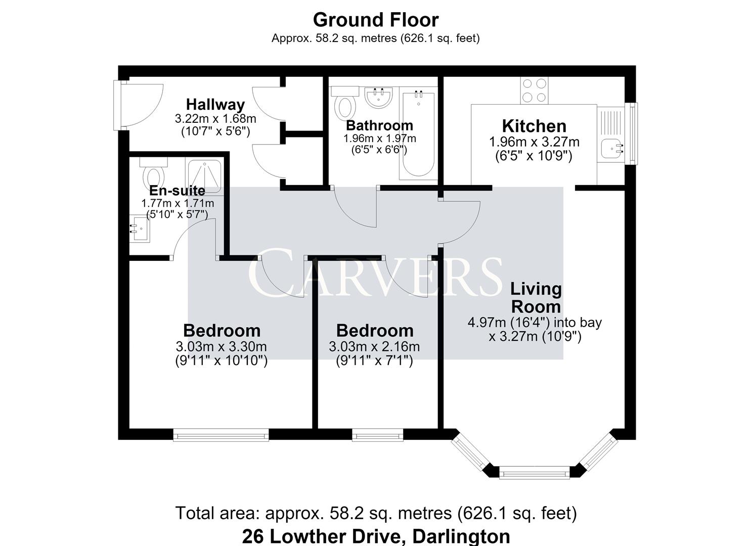 Floorplan for Lowther Drive, Darlington