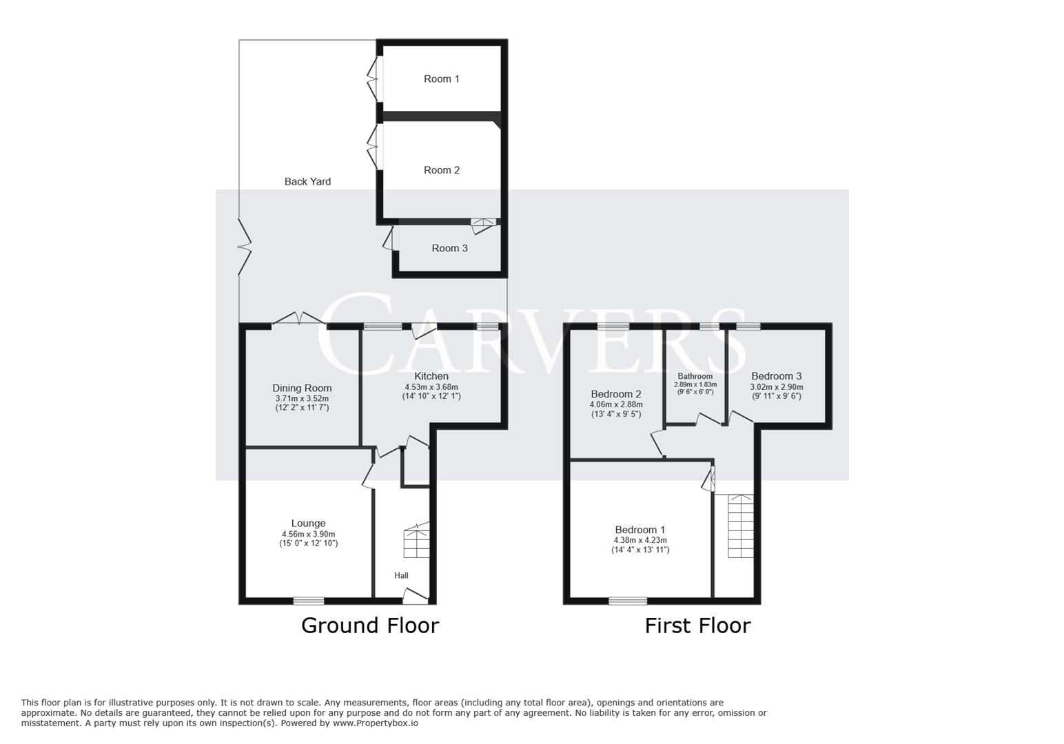Floorplan for West Green, Heighington Village, Newton Aycliffe