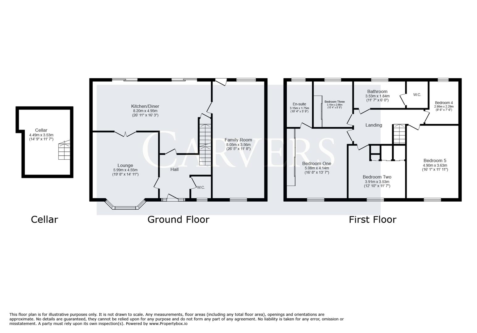 Floorplan for South View, Heighington Village, Newton Aycliffe