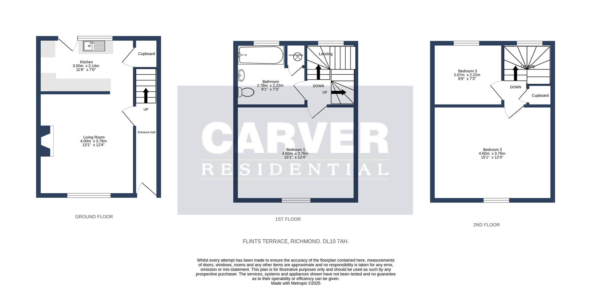 Floorplan for Flints Terrace, Richmond